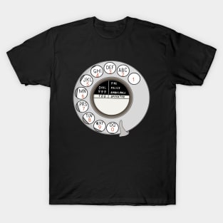 Rotary dial phone T-Shirt